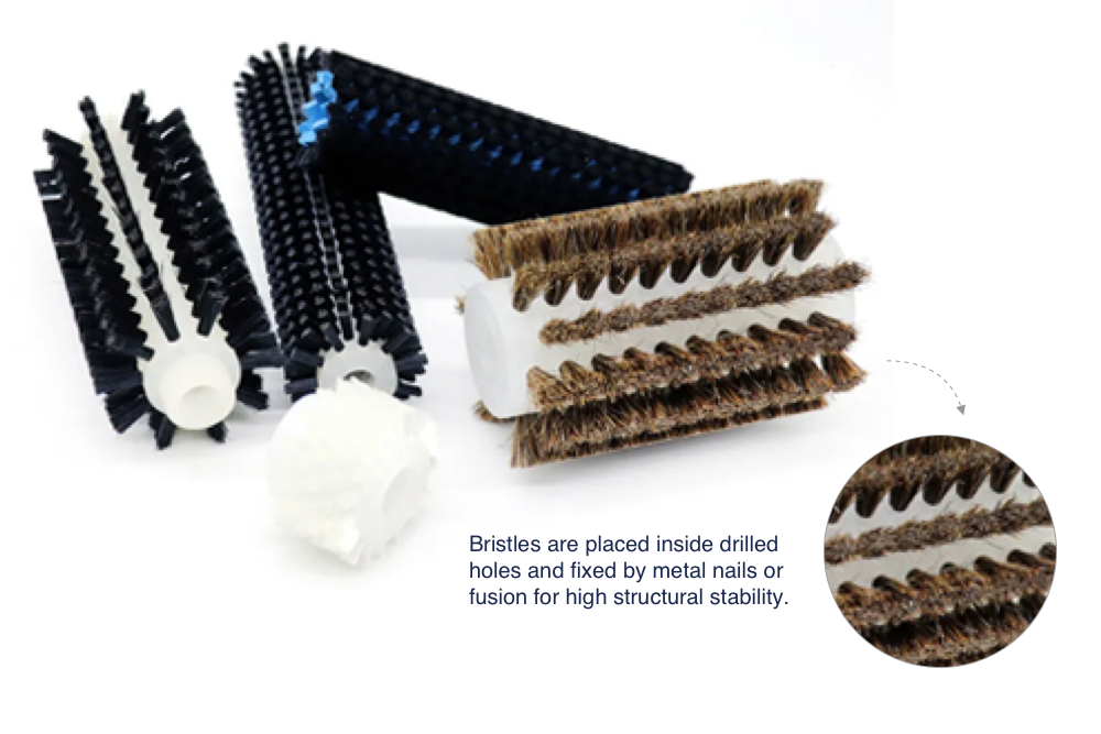 Drilled Bristle Insertion