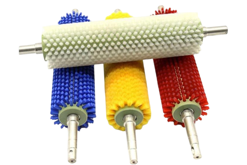 Nylon roller brush with shaft