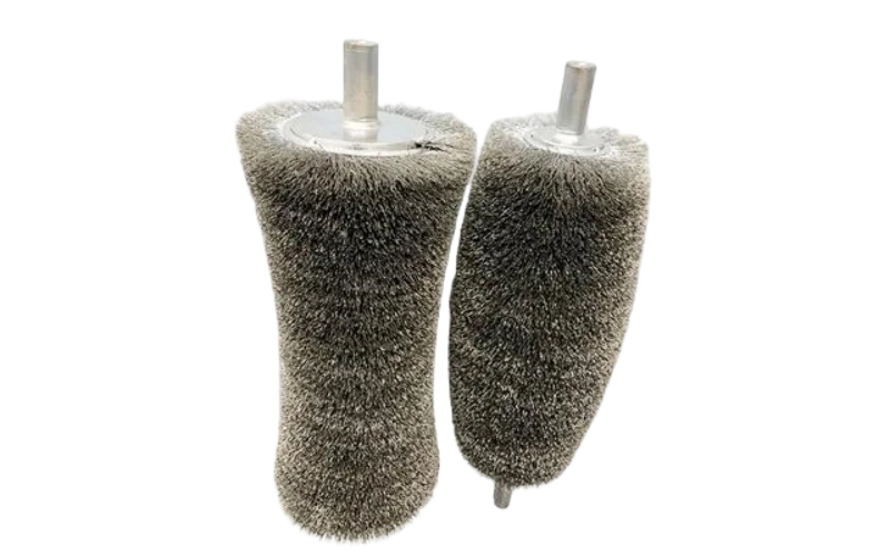Cylindrical brass brush