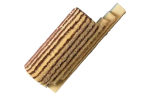 Sandpaper and sisal bristle roller for woodwork