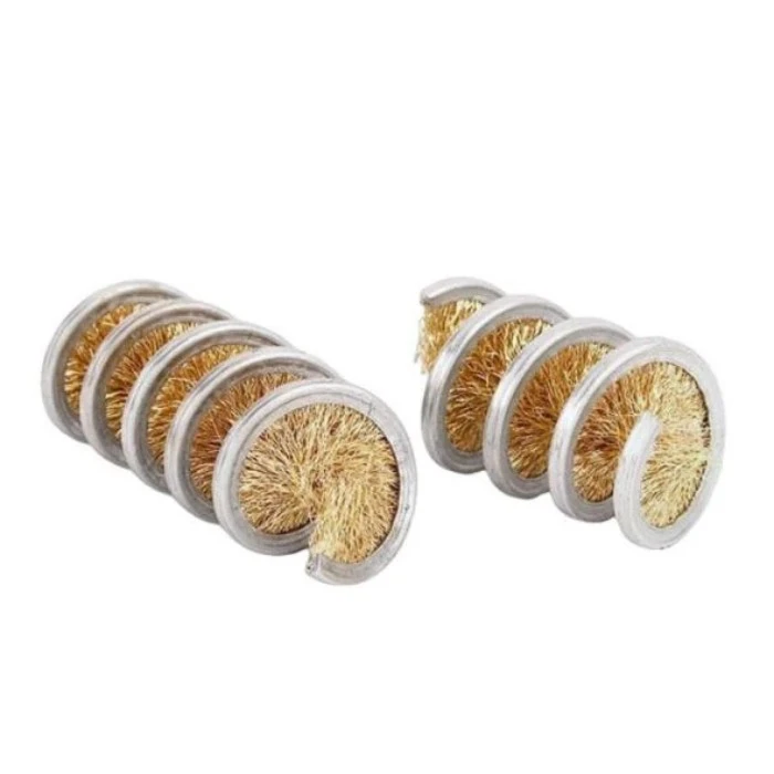 brass coil brush for drill