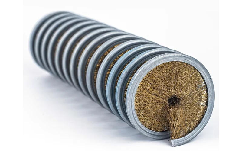 brass coil brush for polishing