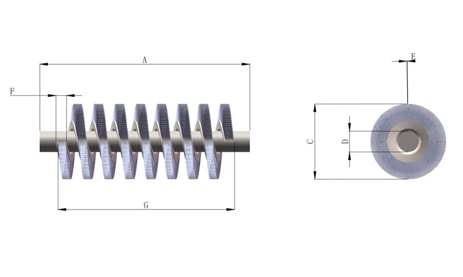 Custom Wound Cylinder Brush