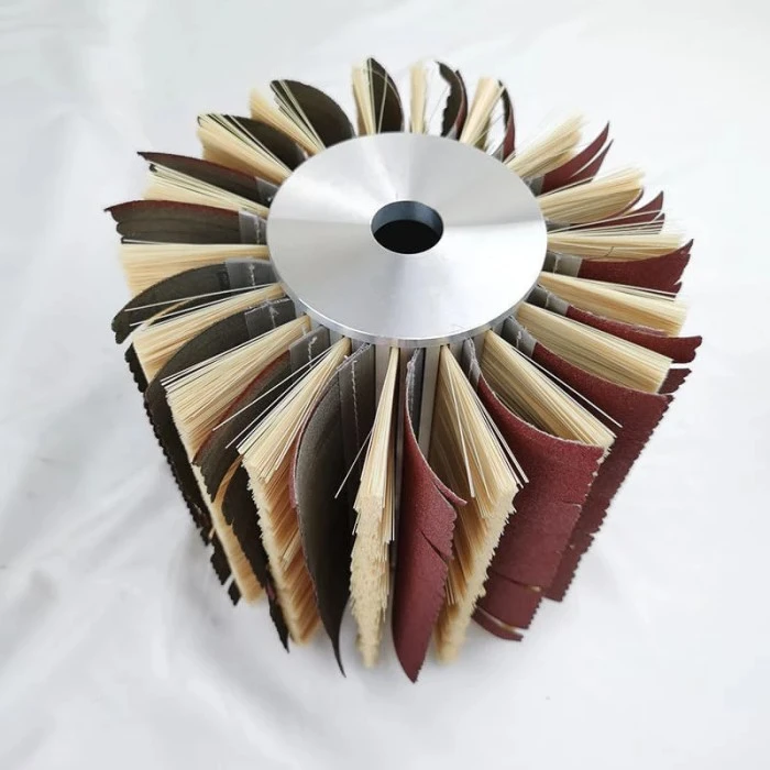 sisal sandpaper cylinder brush for sanding