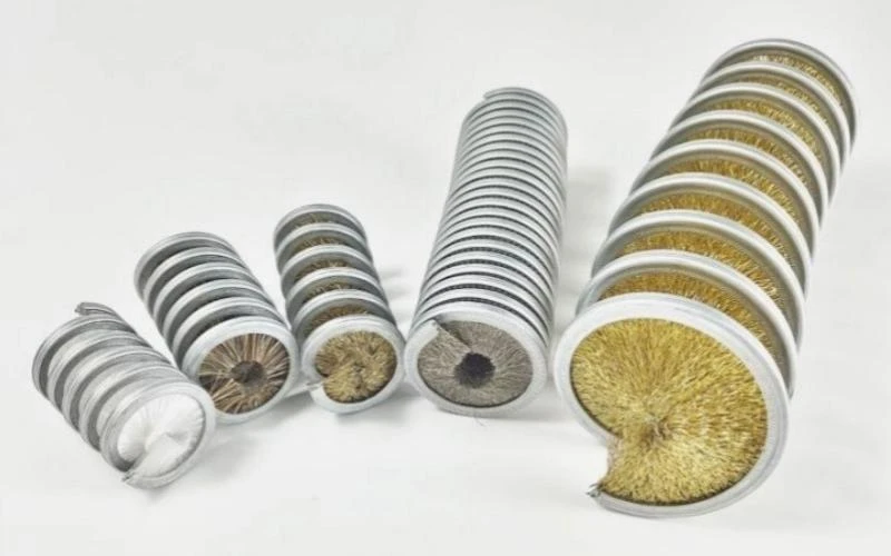 brass coil brushes