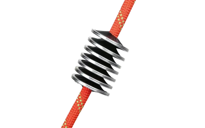 wire rope cleaning roller