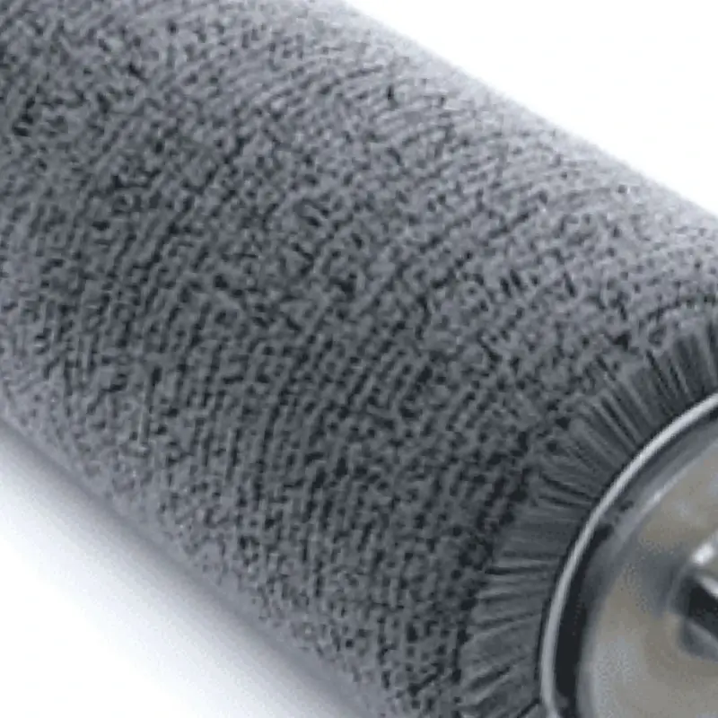 Sabrasive roller brush