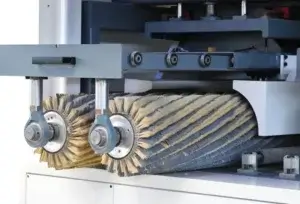 Sanding brush for wood