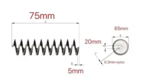 coil brush drawing