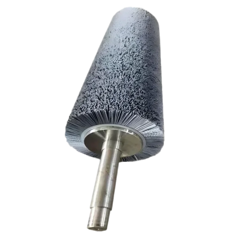 abrasive roller brush