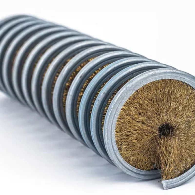 brass coil brush for polishing