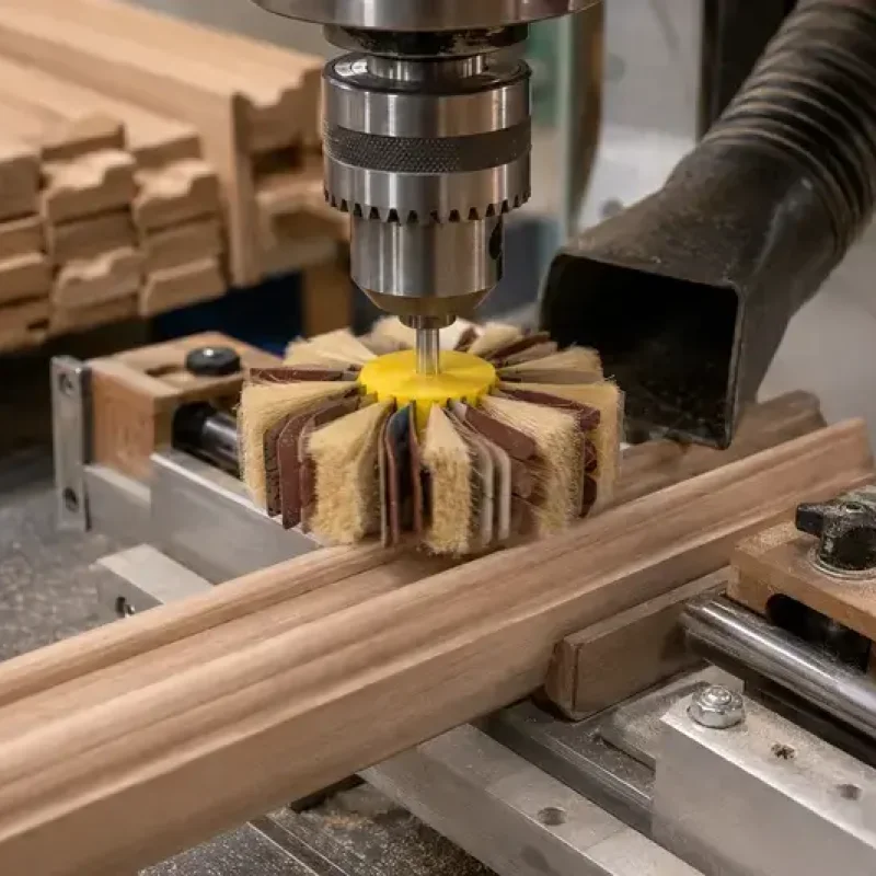 sisal-sandpaper-brush-drill-press-moulding