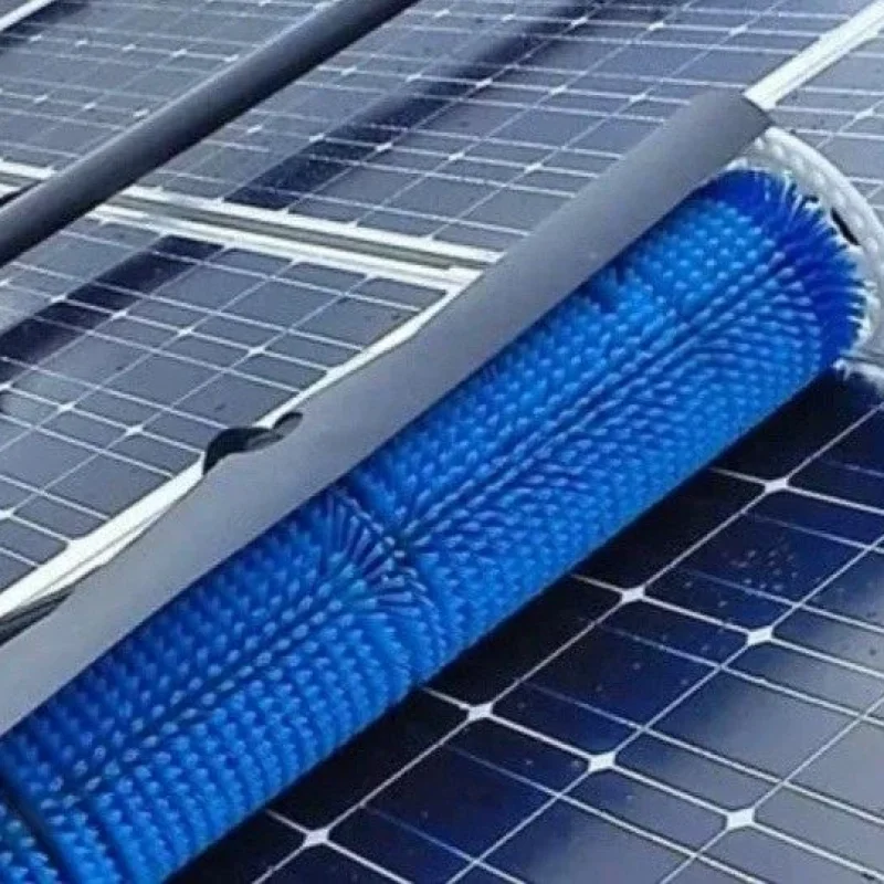 solar panel cleaning brush