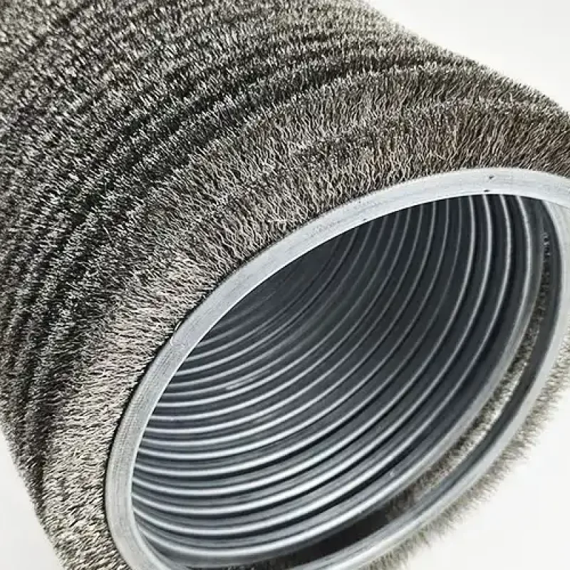 steel wire coil brush
